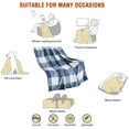 thumbnail image 6 of Wovilon Double Sided Fleece Plaid Blanket Printed Flannel Sofa Blanket Office Heavy Blanket Gift Blanket, 6 of 6