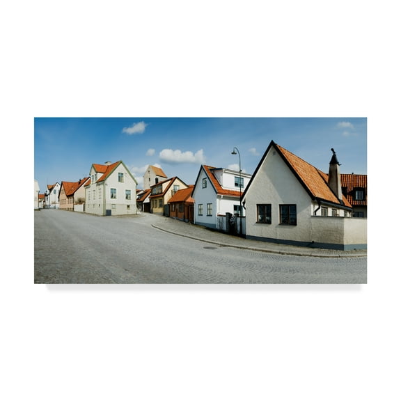 Trademark Fine Art 'Sweden Neighborhood' Canvas Art by Maciej Duczynski