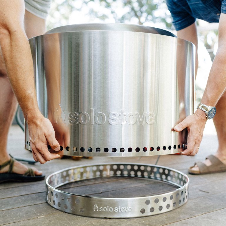 Solo Stove Yukon 27 Smokeless Backyard Bundle (Ranger, Stand,  Shield,Shelter), 304 Stainless Steel - Walmart.com