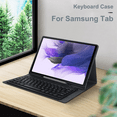thumbnail image 2 of For Samsung Galaxy S7 FE Keyboard Case Full Cover For Galaxy Tab S8 S7 Plus Ultra S6 Lite A8 Tablet Protection Case Keyboard Korean Pink S7 FE 12.4 inch, 2 of 6