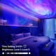 thumbnail image 3 of Proyector de cielo estrellado con Bluetooth, altavoz de música, proyector de luz nocturna LED, Galaxia nebulosa, estrella del océano, Luna, lámpara de noche, 3 of 4