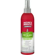Nature's Miracle Pet Block Repellent Spray Just for Cats New Formula - 8oz