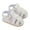 White, variant on Otqutp Toddler House Shoes Boys Girls Squeaky Sandals Closed Toe Anti Slip Rubber Sole Shoes Baby Sandals 0 to 12 Months