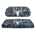 thumbnail image 6 of Garronmavis Blue Reindeer Skull Universal Golf Cart Seat Cover Replacement Polyester Split Backrest Front Seat Cover Interior Accessiores Suitable for All Weather Conditions, 6 of 6