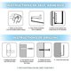 thumbnail image 5 of Paper Towel Holder Under Cabinet,Kitchen Roll Paper,Wall Mount Paper Holder Kitchen Tissue Towel Ra, 5 of 5