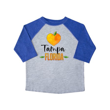 

Inktastic Tampa Florida Orange in Heart Gift Toddler Boy or Toddler Girl T-Shirt