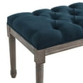 thumbnail image 5 of Modway Province French Vintage Upholstered Fabric Bench, 5 of 6