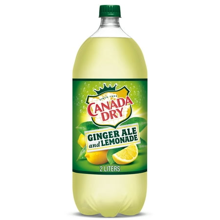 Canada Dry Ginger Ale and Lemonade Soda Pop, 2 L bottle