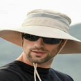 thumbnail image 3 of Chapeau de Soleil Rafraîchissant pour Hommes Femmes à Grand Bord Protection Solaire Chapeau Bob, 3 of 5