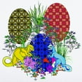 thumbnail image 2 of CafePress - Dinosaur Easter Eggs - 35x21 Wall Decal, 2 of 3