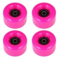 thumbnail image 3 of CUITING 4 Pcs Roues à Double Rangée en PU Accessoires de Patins à Roulettes avec Roulement, 3 of 5