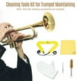 thumbnail image 1 of Labymos Trumpet Cleaning Tools Kit with Through Cloth Cleaning Cloth Brush Gloves, 1 of 7