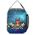 thumbnail image 3 of The Powerpuff Gi-rls Cute Lunch Bag Insulated Portable Lunch Box Cooler Bag Reusable Totes Handbag, 3 of 8