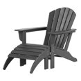 thumbnail image 1 of Chaise Adirondack avec Repose-Pieds Assorti Ensemble 2 Pcs, 1 of 7
