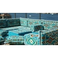 thumbnail image 4 of Turquoise Arabic Floor Pillows, Sofa Bed, Sleeper Sofa, Floor Seating Sofa, Sofa, Diwan Sofa, Turkish Sofa Seating, Arabic Majlis, Floor Cushions, 4 of 5