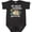 Black Leopard, variant on My Great Grandma Loves Me with Sloth and Hearts Boys or Girls Baby Bodysuit