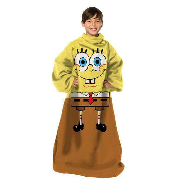 Nickelodeon Spongebob Squarepants Bob Being Bob Comfy Throw Blanket 48×48 Inches