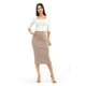 thumbnail image 1 of Falda lápiz de punto Roman Fashion /Juvenil, 19834 (Beige) beige G, 1 of 4