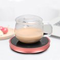thumbnail image 3 of Coffee Tea Warmer Cup Mat Heat-Resistant Pad (EU Plug 220V), 3 of 8