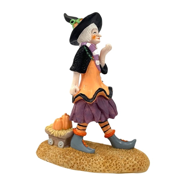 Populares Halloween Witch Doll Resin Ornaments Doll Decoration Ornaments