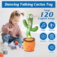 thumbnail image 2 of Juguete de cactus Dancing Talking SANJOIN para bebé con 120 canciones, 2 of 7