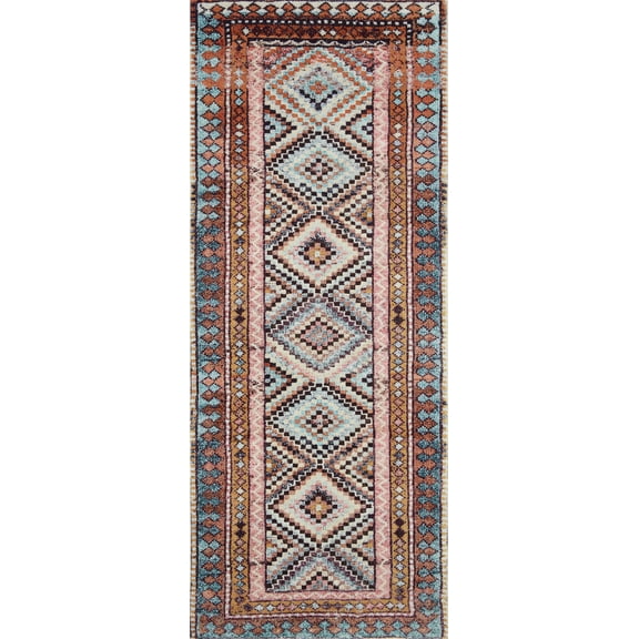 Loloi II Fiona Coral / Blue 2'-0" x 5'-0" Area Rug