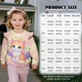 thumbnail image 6 of Yuyamidu Toddler Girl Cat Sweatshirt 1T 2T Cute Graphic Crewneck Sweatshirts Y2K Lightweight Ruffle Long Sleeve Top Casual Fall Clothes Comfy Soft Workout School Outfits, 6 of 8