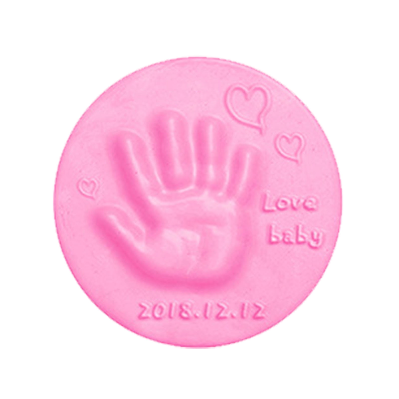 Heiheiup Baby Care Air Drying Soft Clay Baby Handprint Footprint Imprint Kit  Casting Parent Child Hand Inkpad Fingerprint Kids Toy Arts And Crafts for Kids  Ages 8-12 Girls 