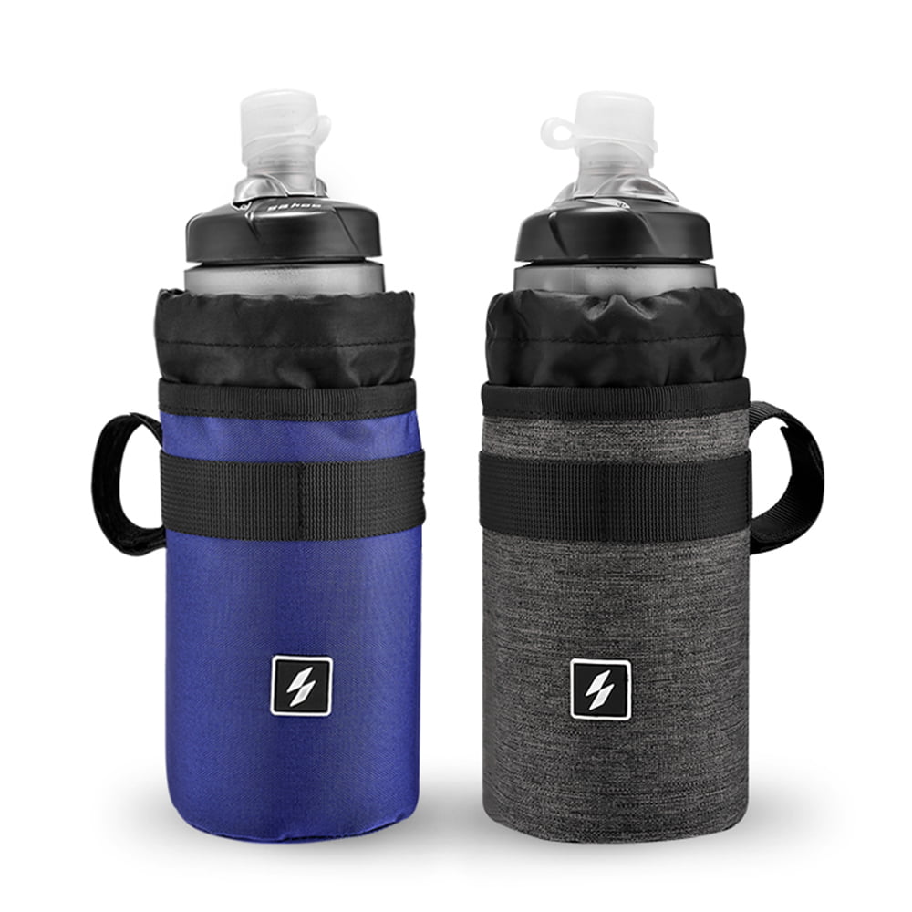 Bike Bicycle Handlebar Water Holder Bottle Bag Insulated Cup Drink Snack