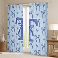 thumbnail image 2 of Castle Fairy Boys Girls Personalized Initial Letter T Black Out Curtains,Love Heart Print Curtains Pack Of 2 (42X63 Each),Cartoon Bowknot Bedroom Curtains,Microfiber Bedroom Decor, 2 of 6