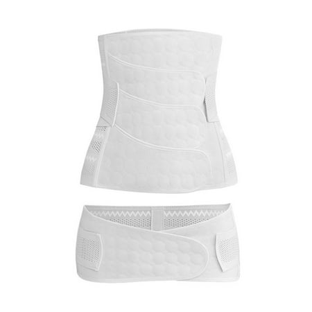 

Postpartum Belt Body Recovery Shapewear Belly Slim Waist Cinchers Breathable White 2XL