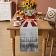 thumbnail image 3 of Japanese Flag Table Runner 70 Inches, Red Navy Flag Abstract Bed Runner Dresser Scarves Tabletop for Indoor Outdoor Parties/Ceremony/Banquet, 13" x 70", 3 of 8