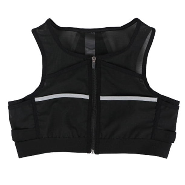 Chaleco para correr, transpirable, reflectante, mochila para el pecho, bolsa deportiva ligera para M