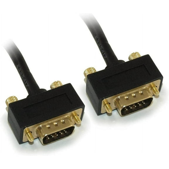 2ft VGA ULTRA-THIN COMPACT END Male/Male Triple Shielded w/Ferrites Cable