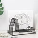 thumbnail image 4 of 2pcs Nordic Style Iron Wire Magazine Rack Display Book Stand Bookshelf Office, 4 of 9