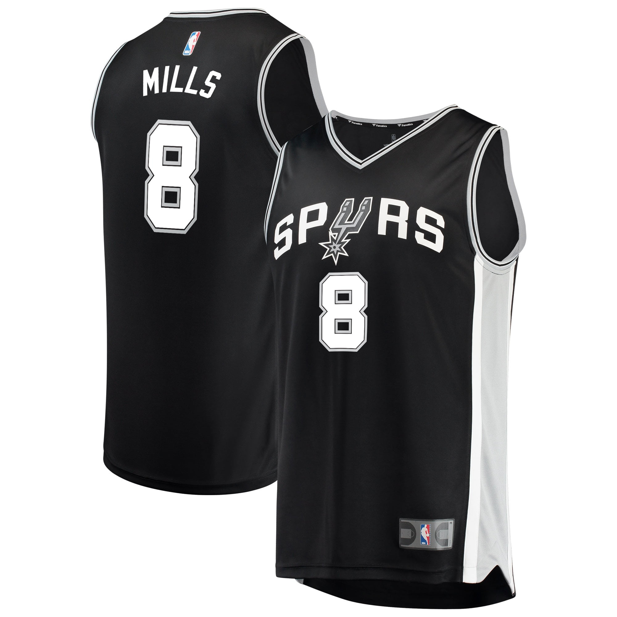 San Antonio Spurs Patty Mills Fanatics Branded Youth Fast Break Player Jersey - Icon ...
