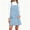 Blue, variant on Sleeveless A-line Denim Dress Women Casual Loose Jean Dress with Pocket