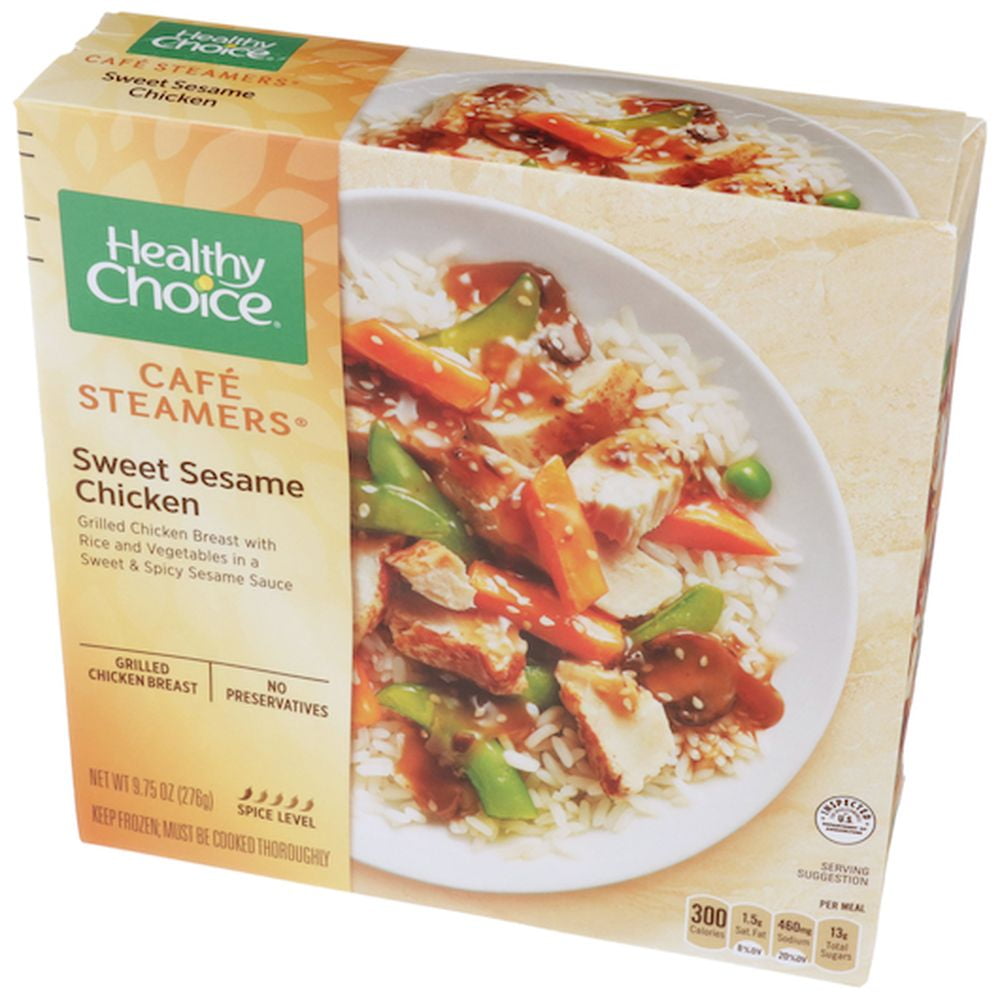 Healthy Choice Cafe Steamers Sweet Sesame Chicken, 9.75 Ounce -- 8 per Case.