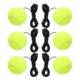 thumbnail image 1 of Raindrops 6Pcs Portable Tennis Trainer Bounce Training Tool with Elastic Rope for Beginners, 1 of 6