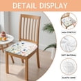 thumbnail image 2 of Pioneer Flower Seat Covers for Dining Room Chairs Set Of 4,Stretch Printed Washable Chair Seat Cover with Elastic Ties and Button,Removable Waterproof Couch Cushion Covers, 2 of 6