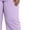 White, variant on Miluxas Plus Size Capri Pants for Women Solid High Waisted Wide Leg Cropped Trousers Elastic Smock Waist Loose Flowy Pants for Daily Vacation Work White