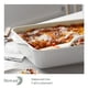 thumbnail image 2 of DOWAN Cacerola de cerámica de 9 x 13 para hornear, bandeja grande para lasaña profunda para horno, bandeja para hornear de 4,2 cuartos con asas, segura para horno y duradera, para lasaña, regalo de bo, 2 of 6