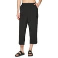 thumbnail image 3 of RBX Active Women's Quick Drying Relaxed Woven Capri Pant with Zipper Pocket, 3 of 10