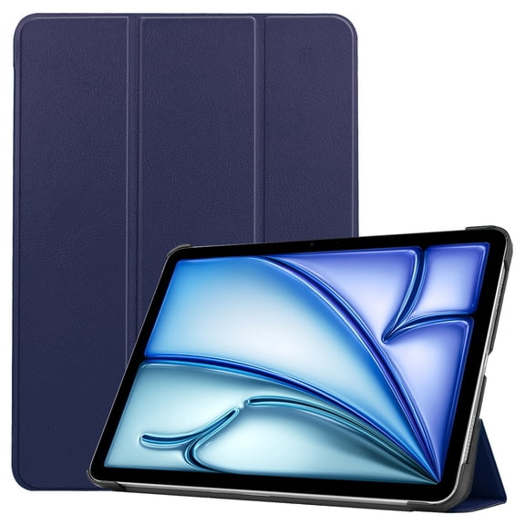 DWaybox Case for iPad Air 11inch (M4) 2026 Model A3460 Slim Folio Cover with Adjustable Kickstand | Shockproof Protection & Ultra-Lightweight Hard Shell -Dark Blue