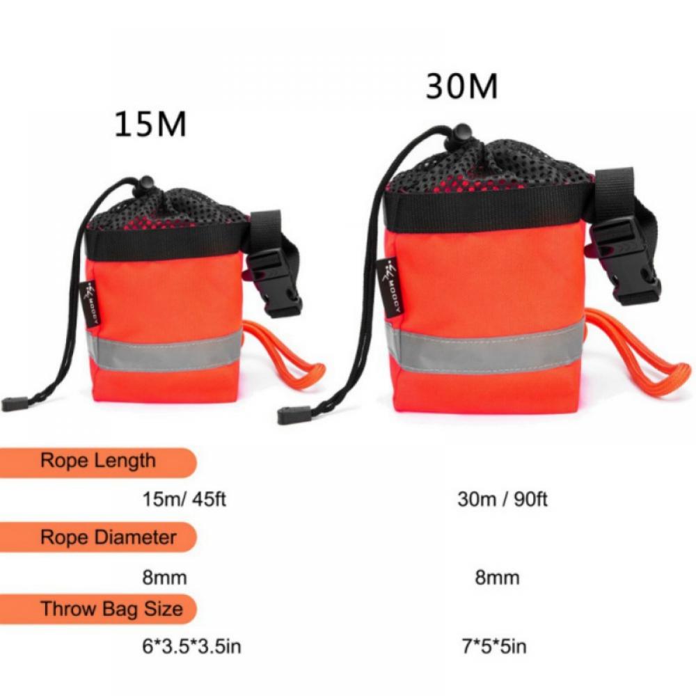 Water Rescue Throw Line Water Rescue Throw Bag - 50ft Floating Rope ...