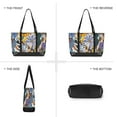 thumbnail image 6 of FORMRS Canvas Laptop Tote Bag for Women with 15.6" Computer Compartments Shoulder Handbag, Purple Flowers, 6 of 7