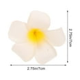 thumbnail image 2 of CRILSTYLEO 24Ud Clips De Frangipani Accesorios Duraderos Con Exquisito Para Bodas Y Vacaciones En Playa, 2 of 6