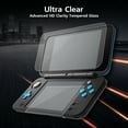 thumbnail image 4 of Xahpower New 2DS XL Screen Protector, Tempered Glass Top LCD for Top Screen and HD Clear Crystal PET Film Compatible Bottom Screen Protective Filter for Nintendo 2DS XL/New 2DS XL, 4 of 7