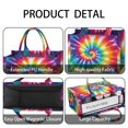 thumbnail image 4 of Large Capacity Tote Bag,Colorful Rainbow Tie Dye Spiral Pattern Handbag Fashion Luxury Tote Bag,15.7"x13"x 5.1" Inches,Laptop Compatible, 4 of 6