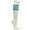White / Sky Blue, variant on Couver White Triple Stripes Baseball Softball Athletic Tube Knee High Socks, Sky Blue Medium